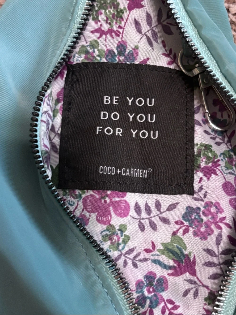 Coco + Carmen Aida Sling Bag – Aqua Crossbody Shoulder Bag